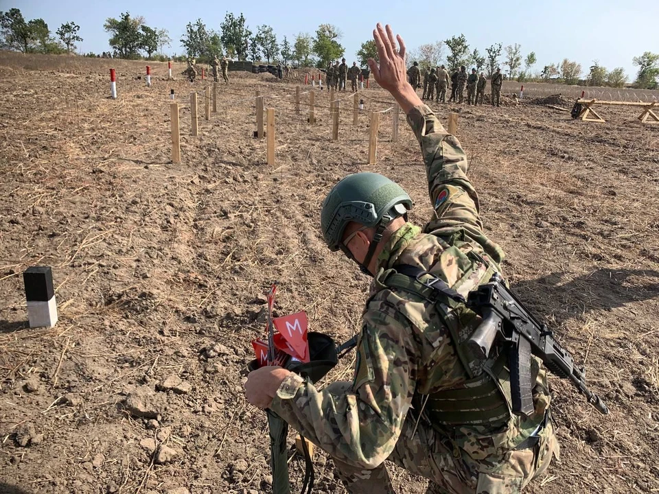 Проводится подготовка по выполнению задач, приближенных к боевым. Фото - телеграм-канал Евгения Балицкого