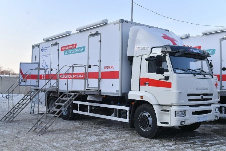 Медицинский комплекс будет припаркован между театром оперы и балета и ГКБ №2. Фото: https://t.me/elvira_pinchuk