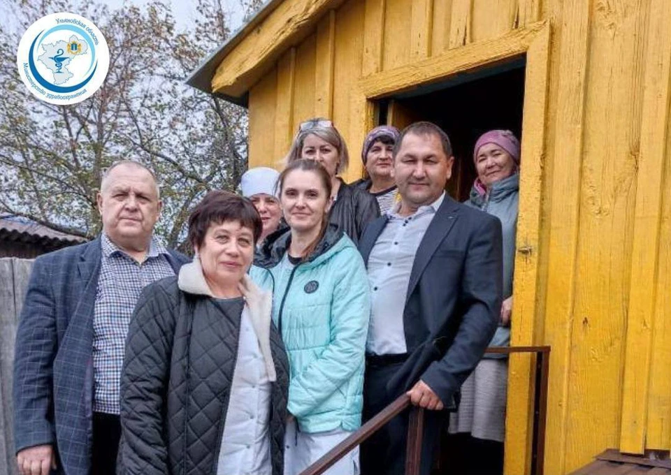 В селе Курмаевка Ульяновской области открылся обновленный ФАП. ФОТО: минздрав УО