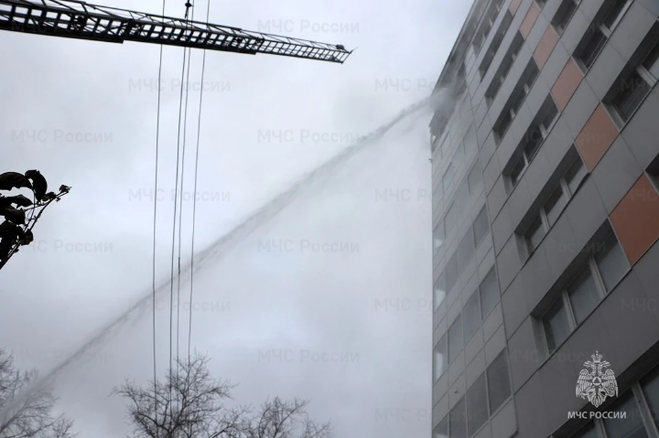 В Ярославле загорелась квартира в многоэтажке на улице Некрасова.