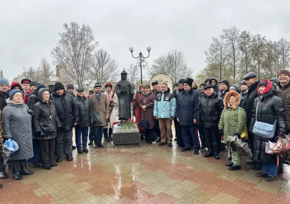 В Вязьме открыли первый в России памятник Борису Годунову. Фото: администрация города Вязьмы.