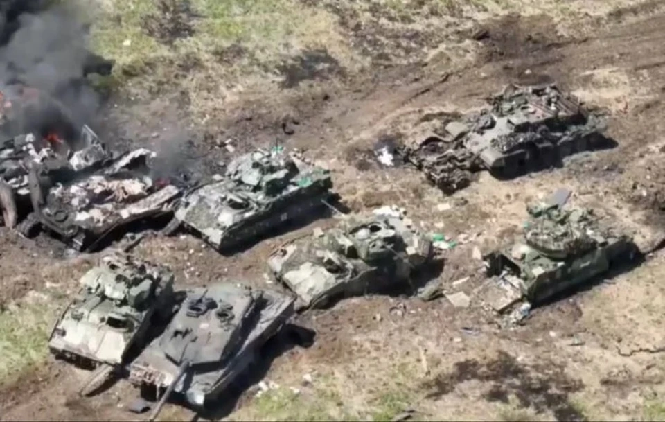 Bild: ВС РФ не дают ВСУ забрать и отремонтировать подбитые западные танки