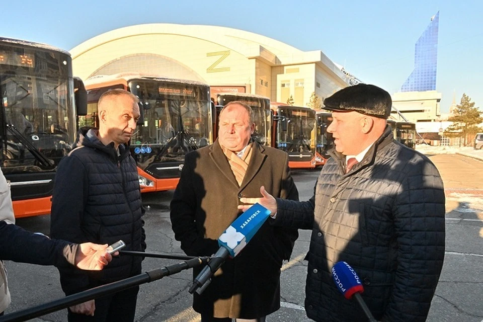 Современные автобусы закупают в Хабаровск