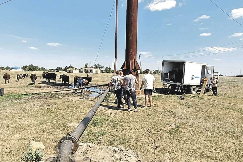 В поселке Маркеев снова появилось водоснабжение.