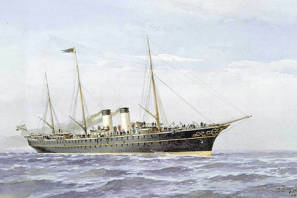 Яхта «Полярная звезда» была длиной 106,5 м и шириной 13,8 м. Неудивительно, что здесь нашлось место и для коровника. Фото: Wikimedia Commons
