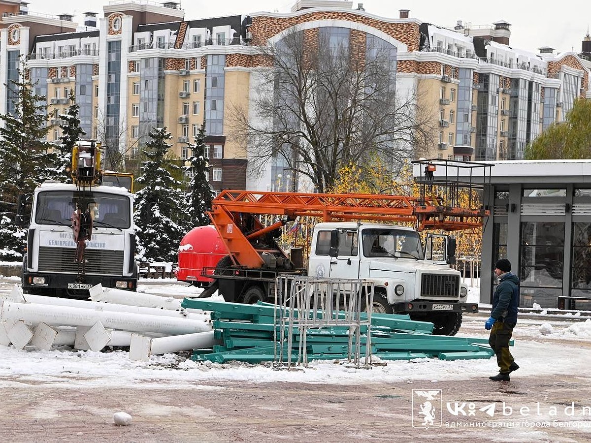 В Белгороде в парке Победы начали монтировать «Эрмитаж» - KP.RU