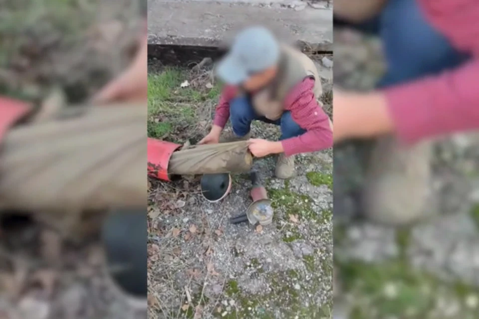 Оружие из тайника диверсанты планировали перевезти в другие регионы. Фото: скриншот с видео
