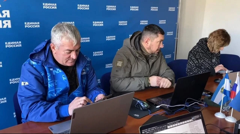 В штабе принимают заявки от местных жителей ФОТО: ТГ-канал Игоря Кастюкевича