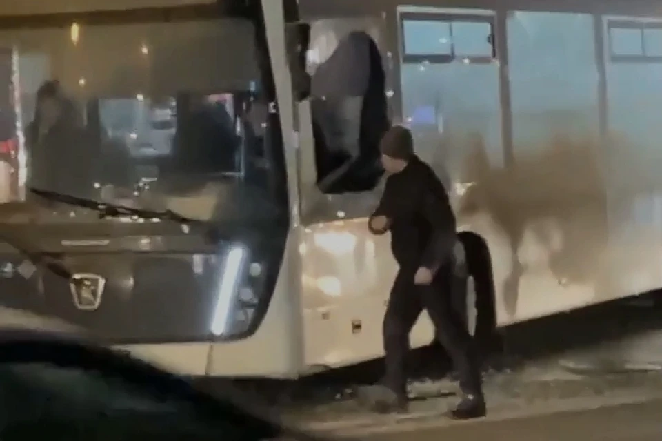 Во Львове в автобусе женщина и мужчина жестоко избили несовершеннолетних (видео)