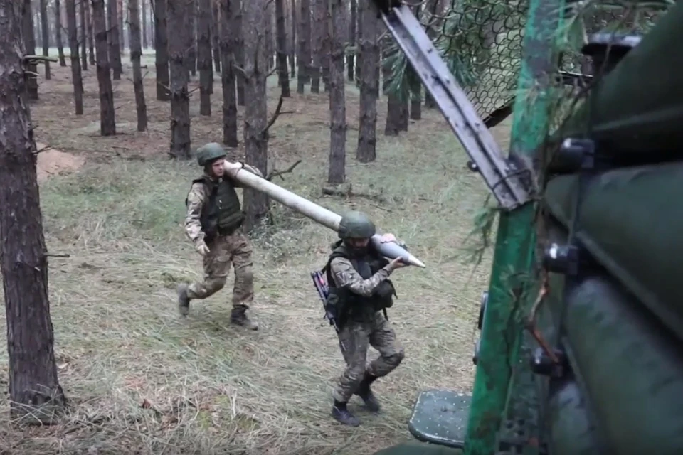 Российские военные наносят удары по противнику Фото: скриншот видео Министерства обороны РФ