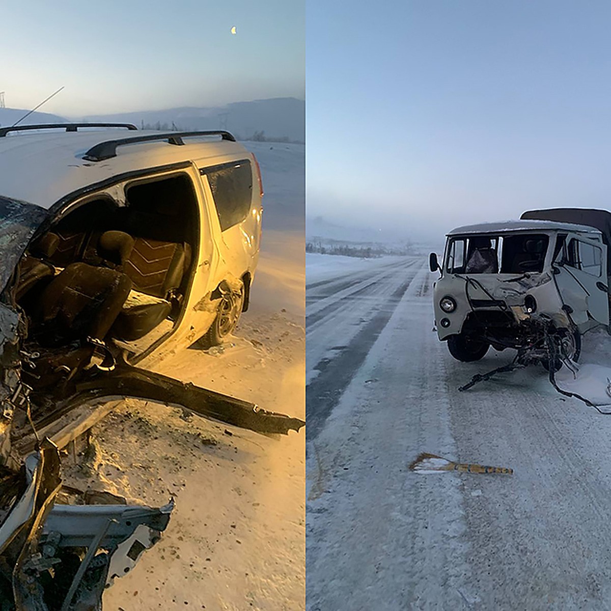 На дороге Заполярный - Сальмиярви в лобовом ДТП пострадали шесть человек -  KP.RU