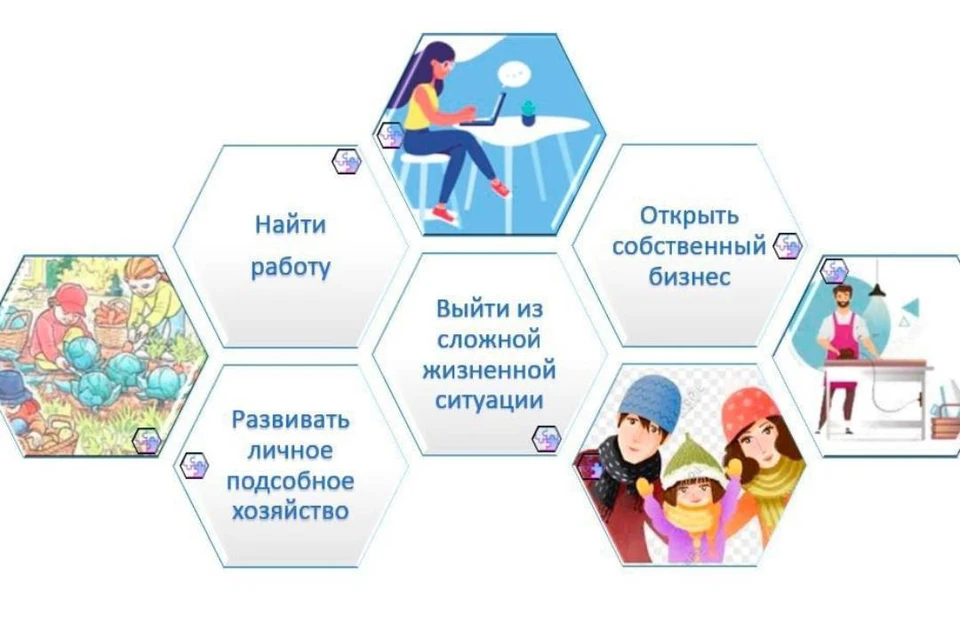 Социальные контракты заключаются по нескольким направлениям.