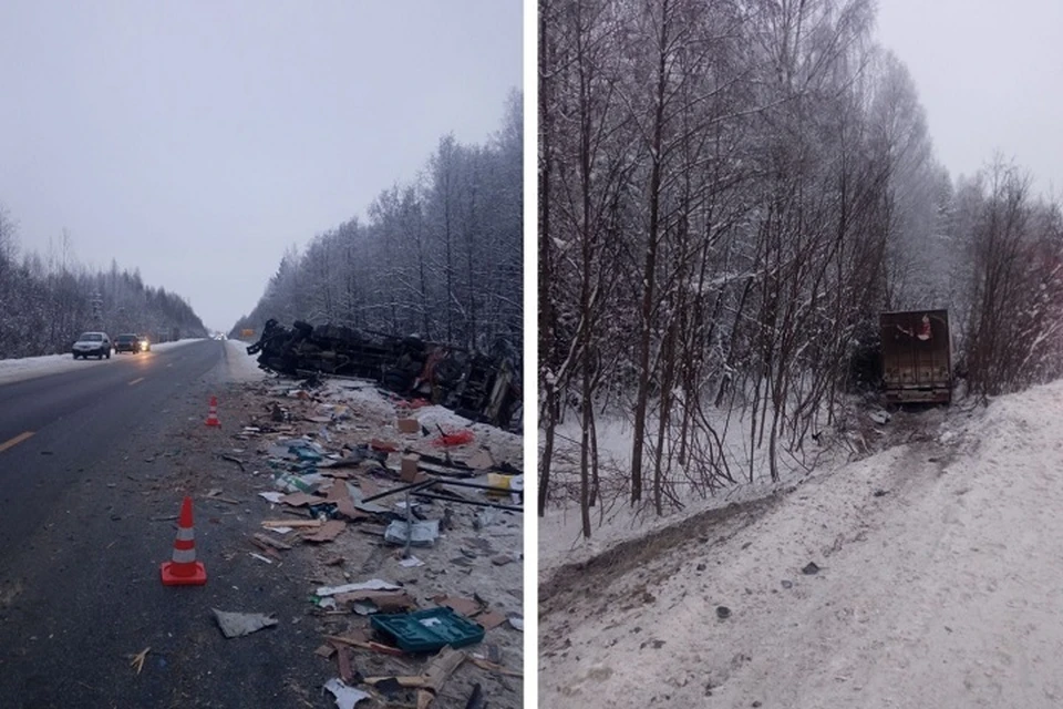 Водители фур погибли в Ивановской области. ФОТО: УМВД по Ивановской области