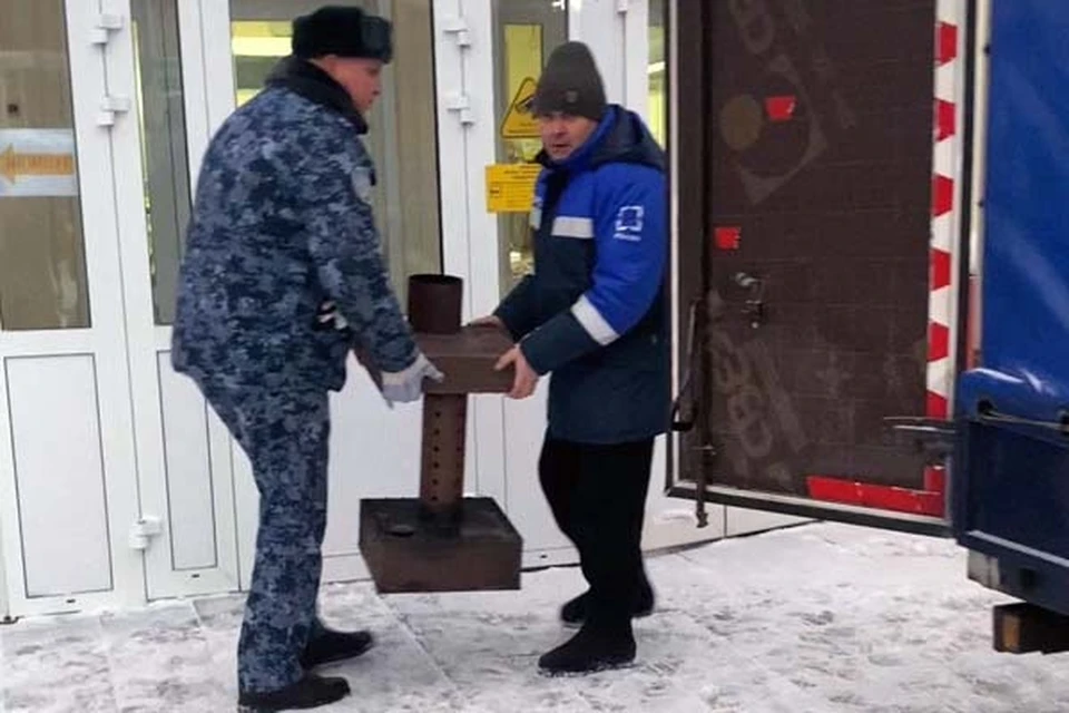 В ИК-7 в Ржеве изготовили печку-буржуйку для бойцов СВО Фото: УФСИН России по Тверской области