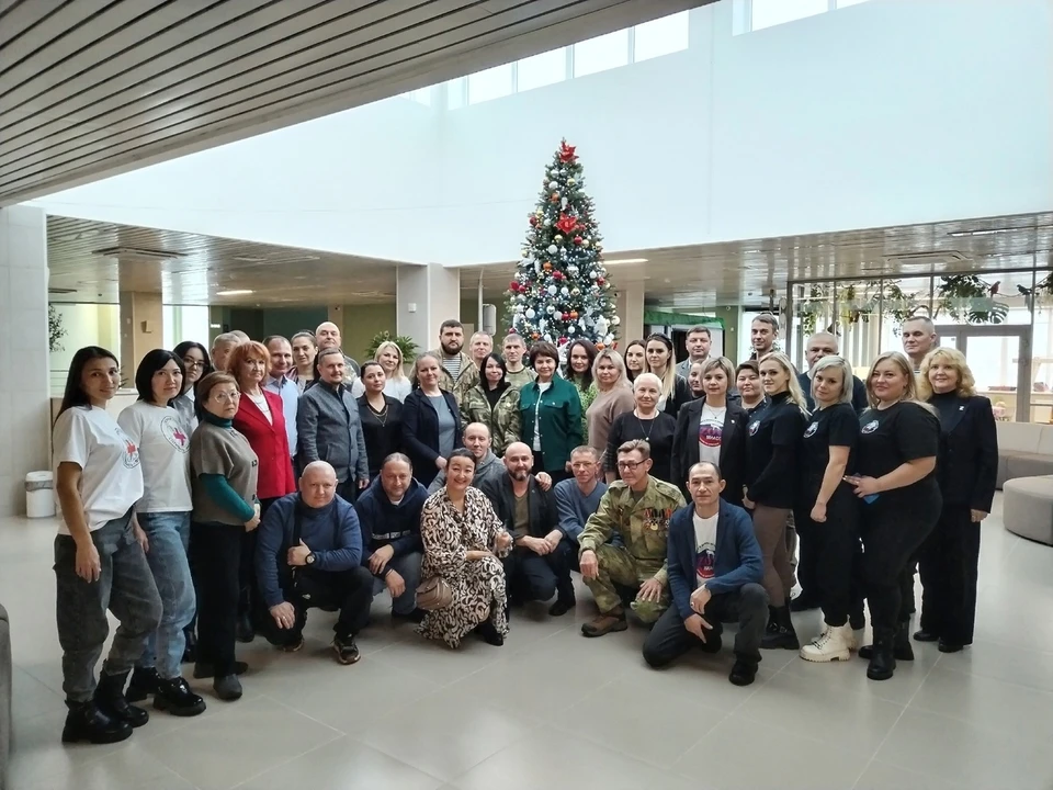 Встреча прошла в Центре поддержки и реабилитации участников СВО. Фото предоставлено Объединением фронтовых волонтеров.