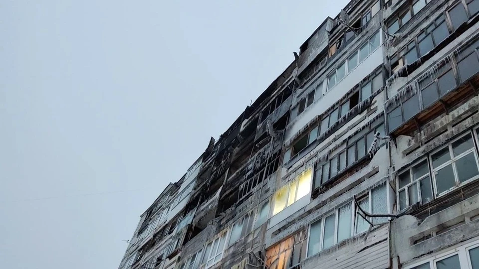 В пожаре в эжвинском МКД полностью сгорели 11 квартир. Фото: Василий Стрекалов
