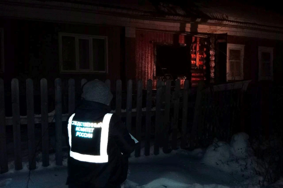 По факту пожара ведется доследственная проверка. ФОТО: СУ СКР по Кировской области