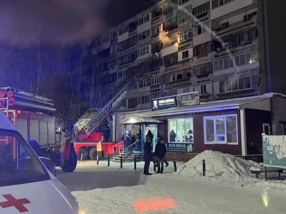 В Коми готовят к выписке пострадавших во время пожара в Эжве. Фото: МЧС по РК.