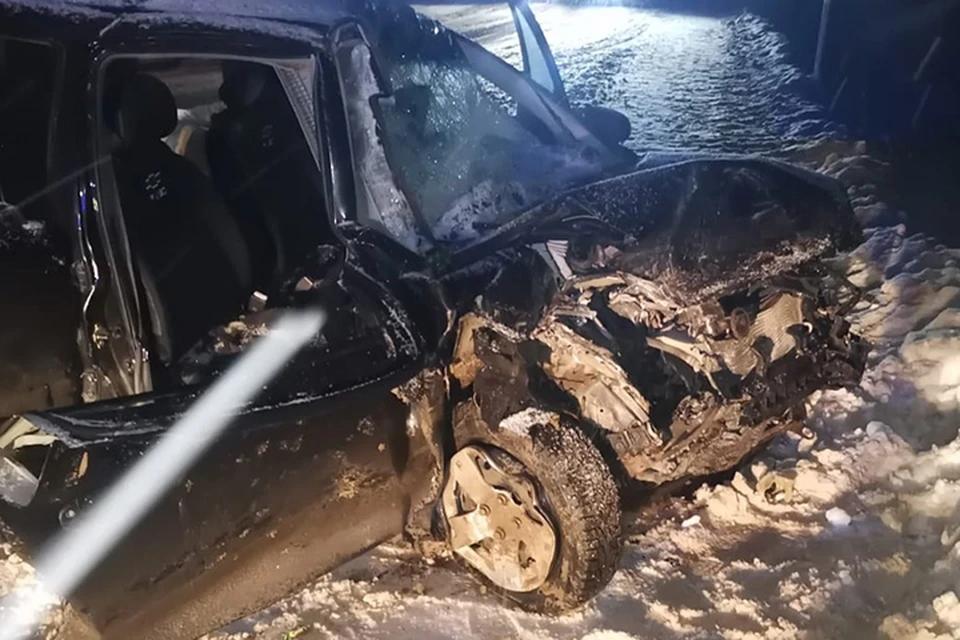 Смертельное ДТП произошло на автодороге в Молоковском округе Фото: УГИБДД России по Тверской области