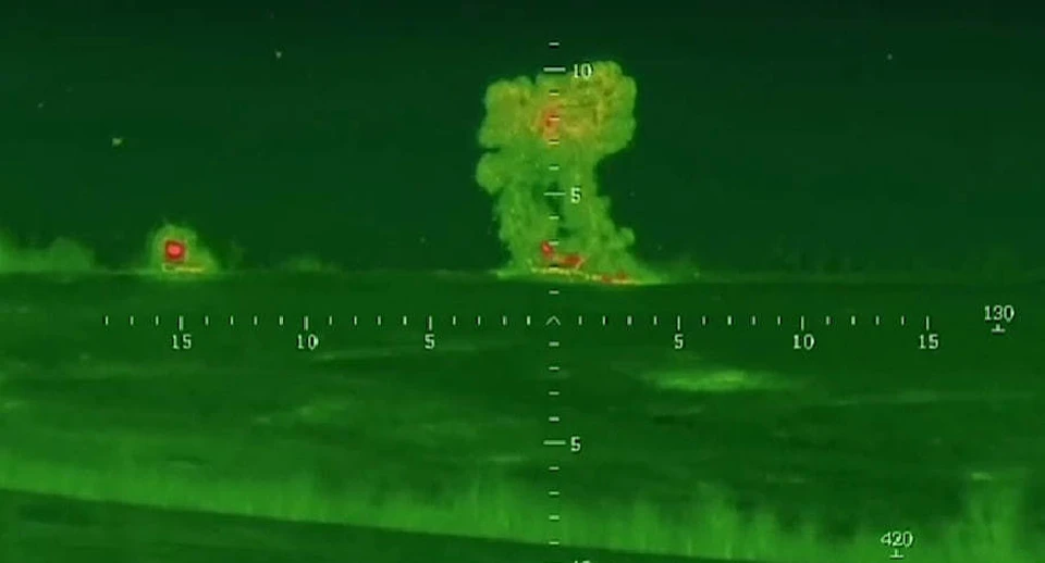 Кадры ночной засады: бронетранспортер ВСУ нагоняет ракета десантников ...