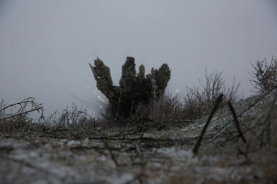 Найденные боеприпасы были уничтожены с помощью накладного заряда. Фото: Росгвардия