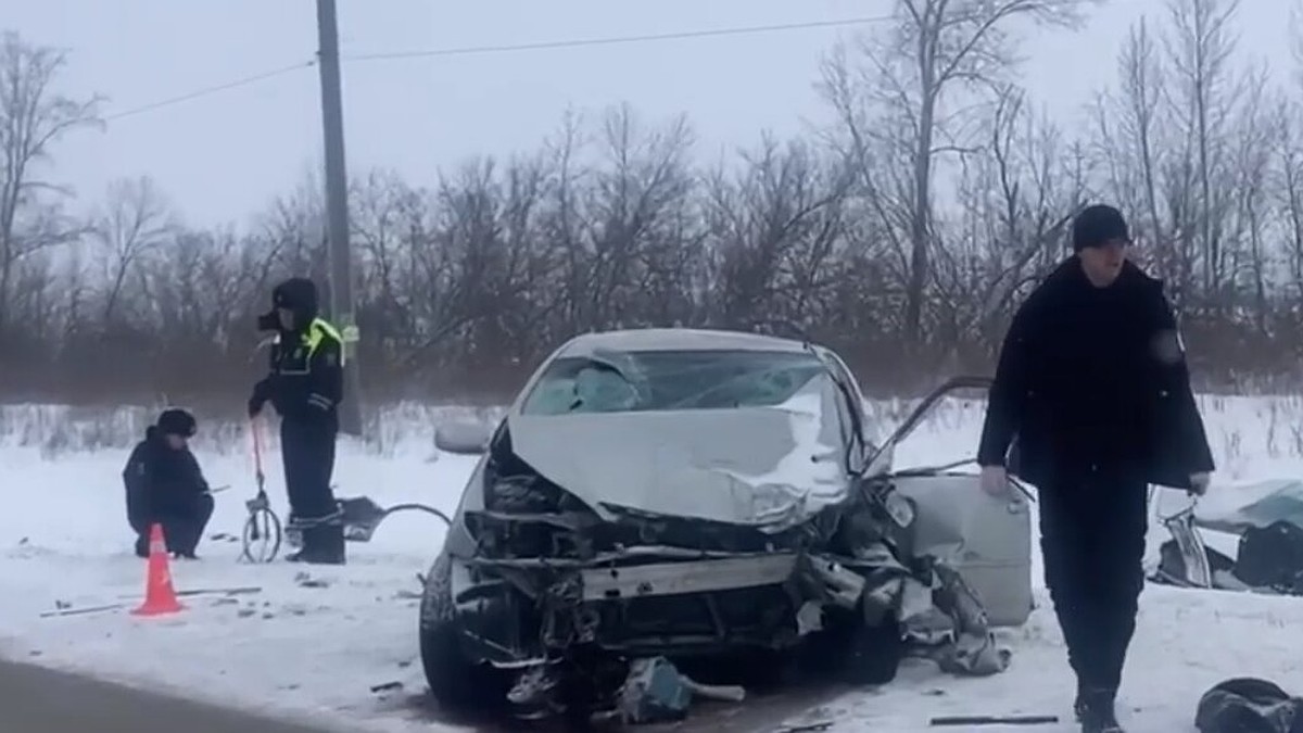 Появилось видео ДТП в Воронежской области с 1 погибшим и 5 ранеными - KP.RU