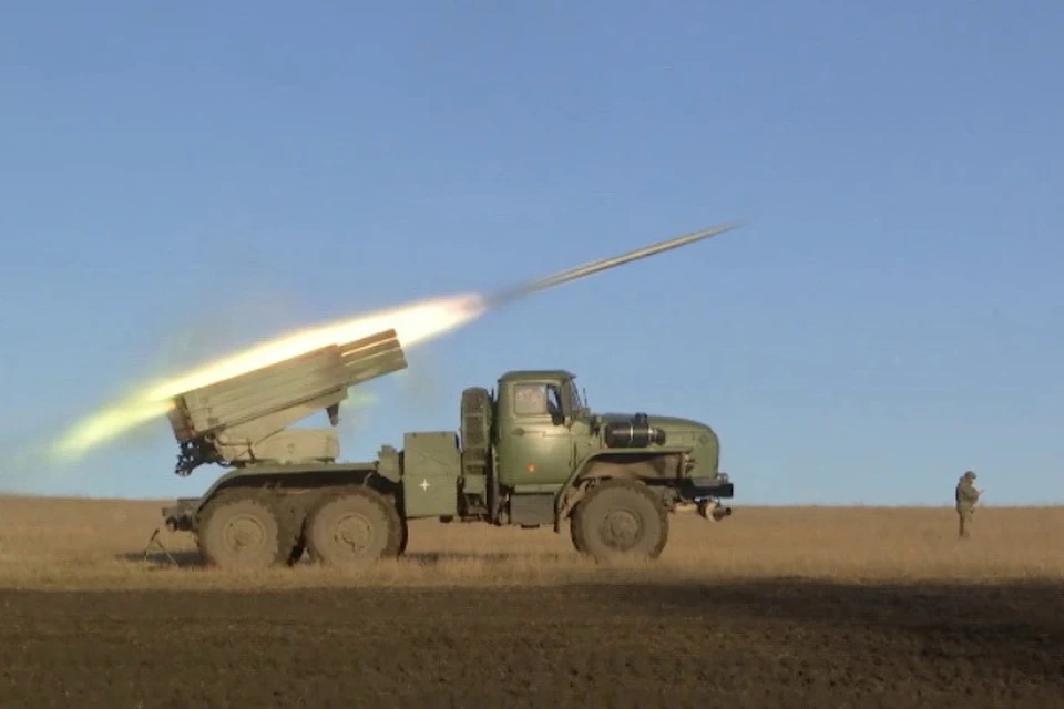 Российская армия наносит огневое поражение ВСУ по всей линии боевого соприкосновения. Фото: МО РФ