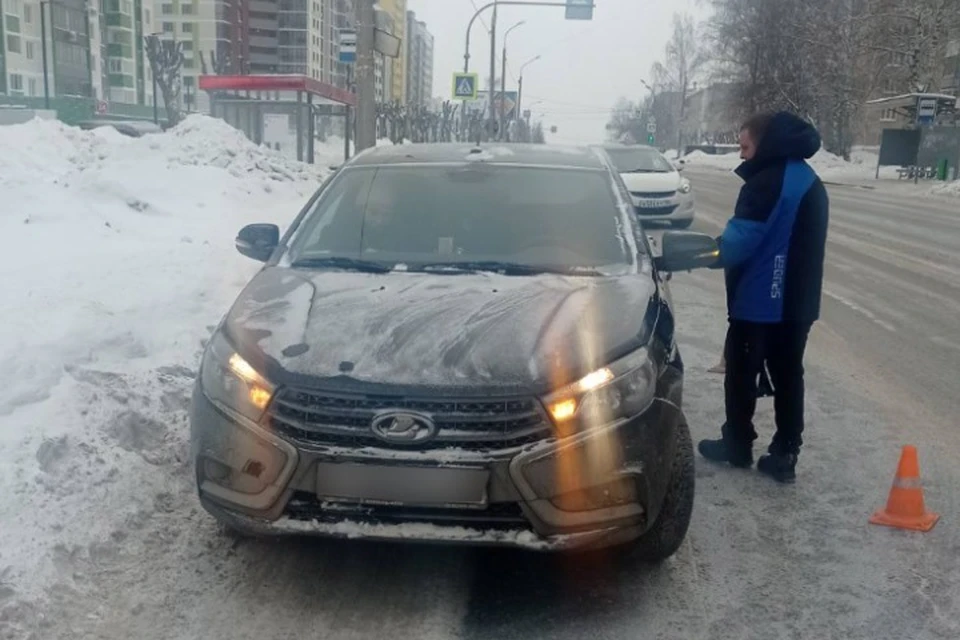 Девочка получила травмы. Фото: первый отдел УГИБДД МВД по Удмуртии