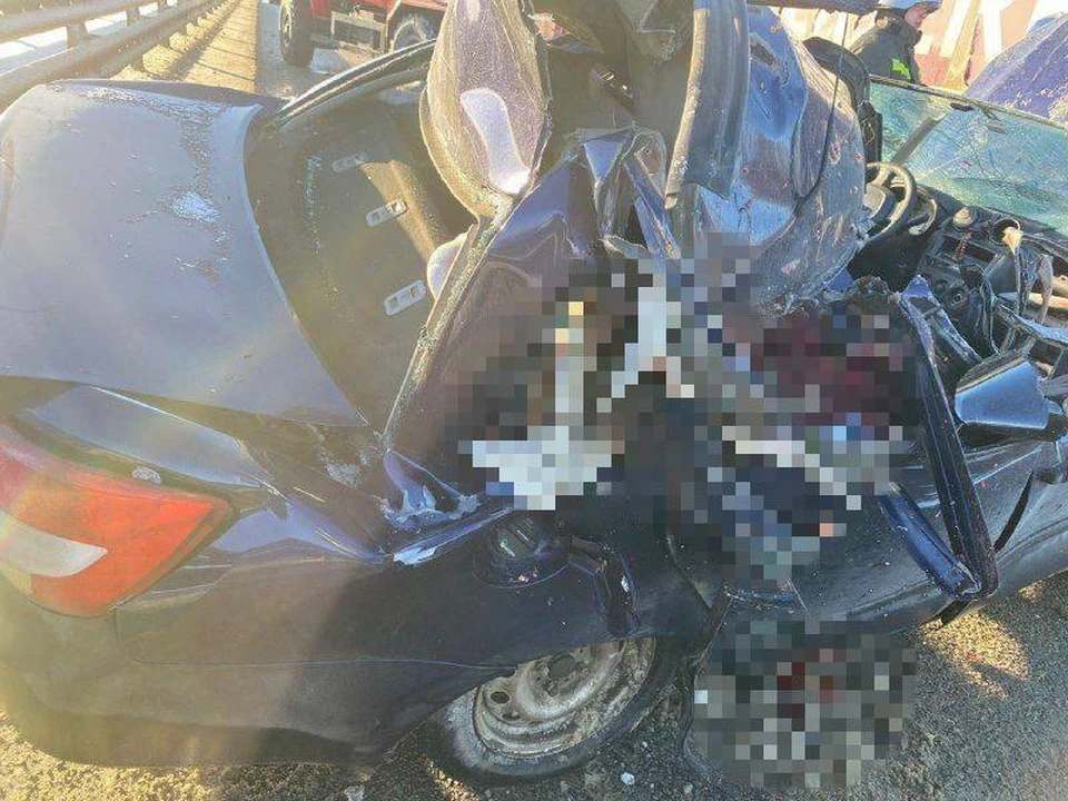 От полученных травм пассажирки скончались на месте. Фото: ГУ МВД по Воронежской области