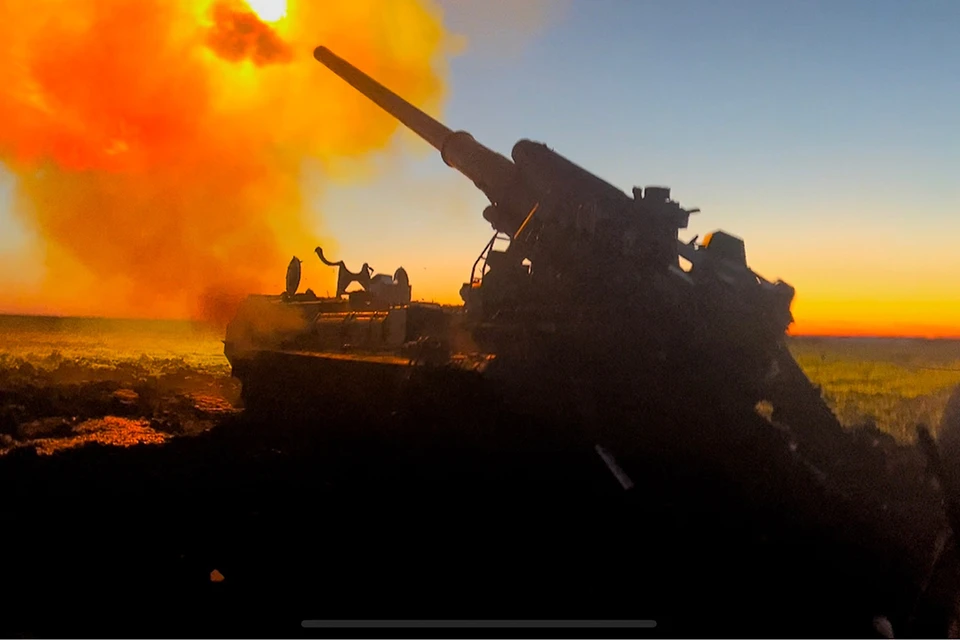 Российские артиллеристы уничтожили украинские танки высокоточными снарядами "Краснополь".