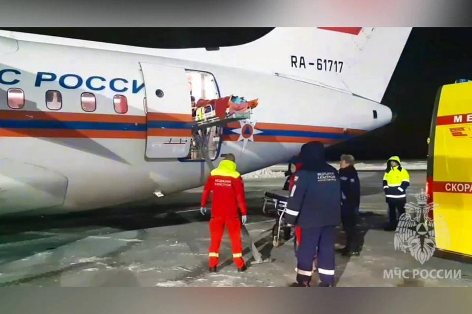 Четырех детей из Грозного с ожогами доставили в Нижний Новгород спецбортом МЧС