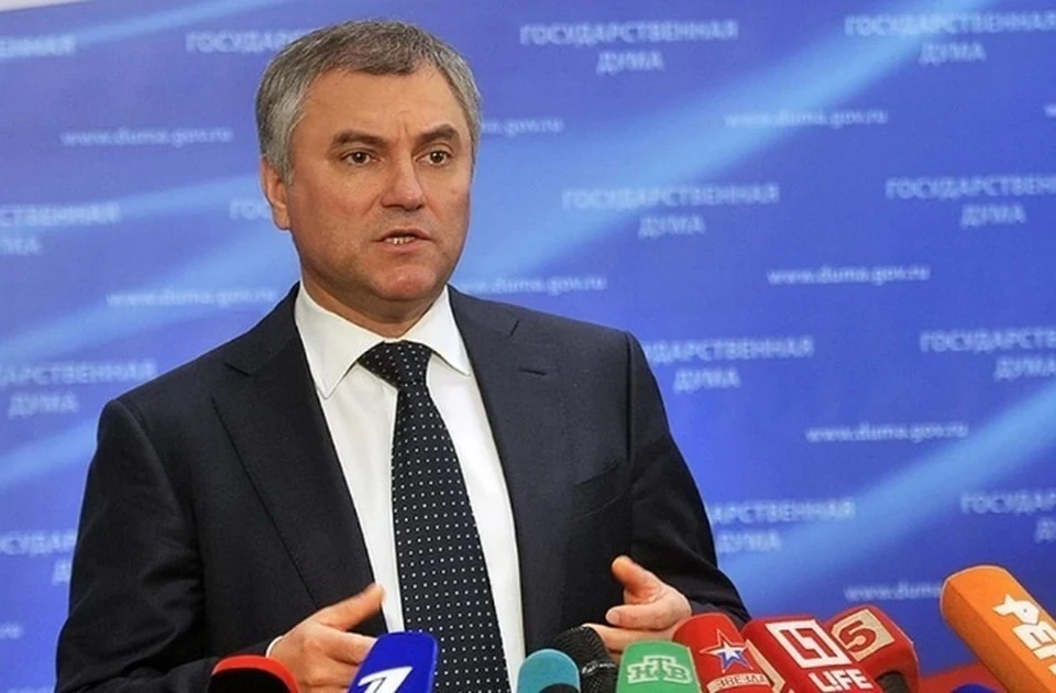 Один из разработчиков законопроекта, спикер Госдумы Вячеслав Володин