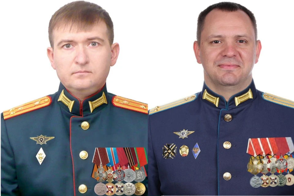 Полковник Сергей Туманов и подполковник Константин Фролов