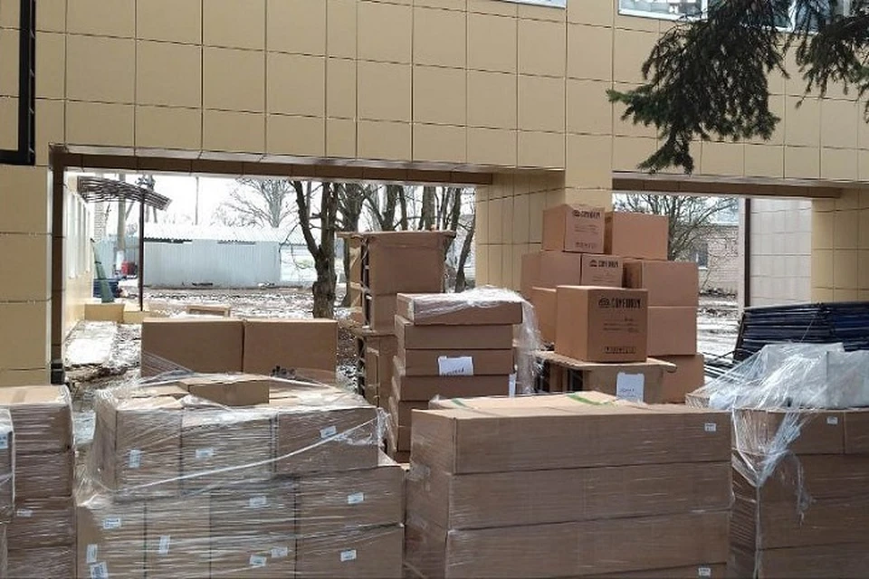 Московская область передала новую партию оборудования в больницу Тельмановского округа Фото: ТГ/Толстыкина