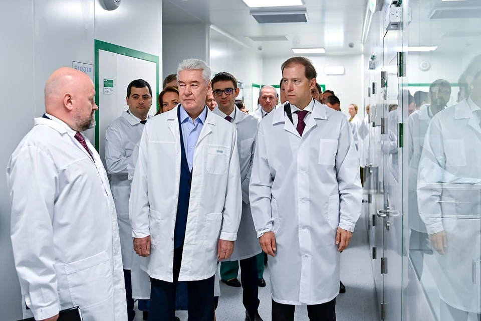 Открытие фармацевтического комплекса компании «Р-Опра». Фото: mos.ru