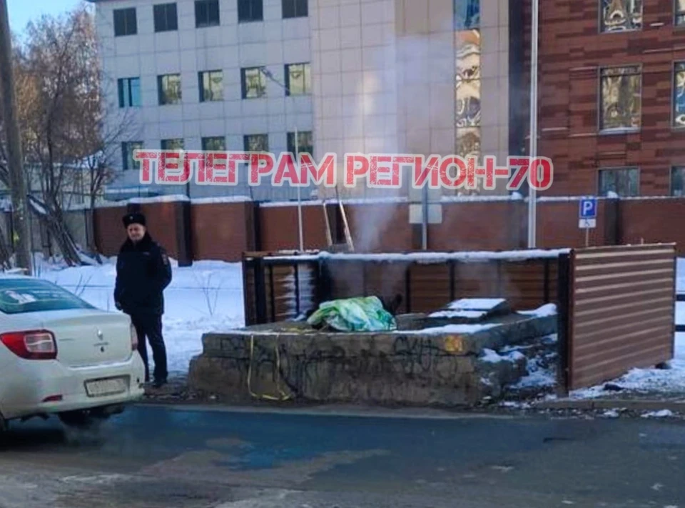 Страшную находку обнаружили 3 февраля на улице Большая Подгорная. Фото: Telegram-канал "Регион - 70"