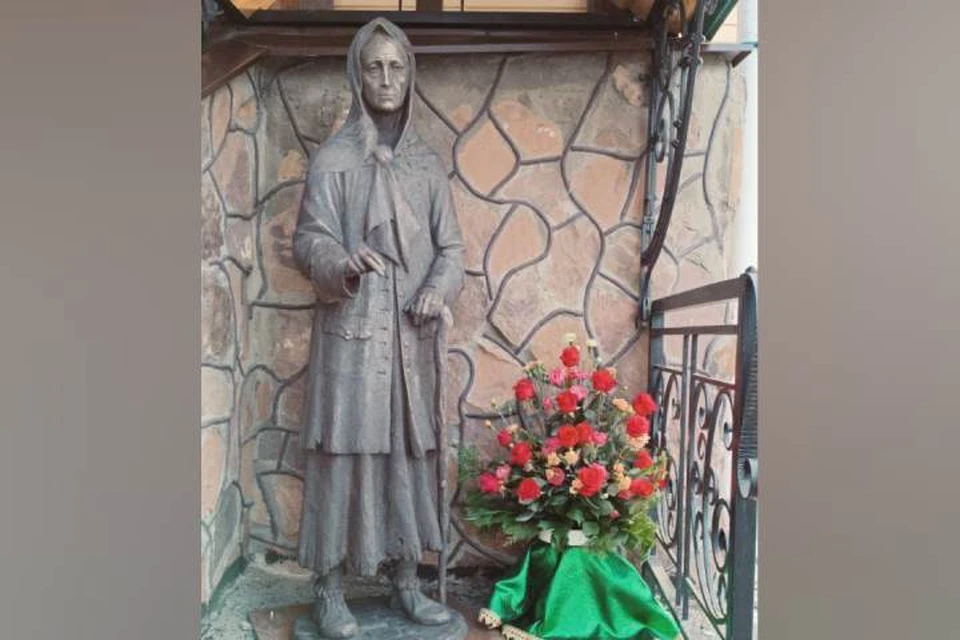 Памятник Ксении Петербургской открыли в Иркутске 6 февраля. Фото: Иркутская епархия
