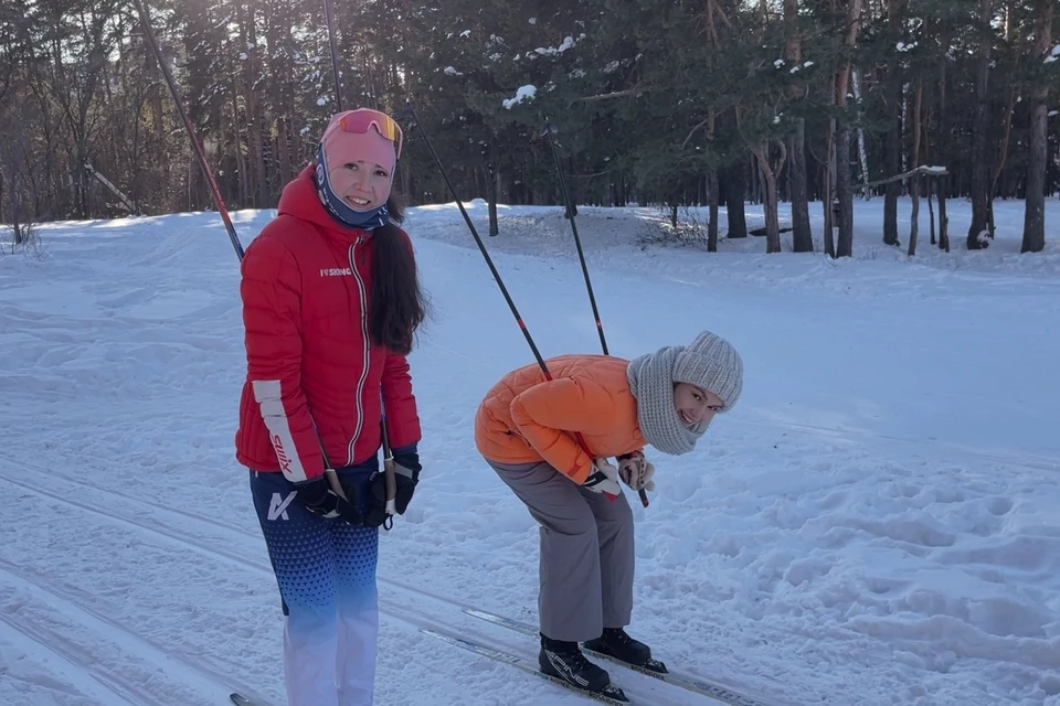 Наш корреспондент София призналась, что не стояла на лыжах 15 лет