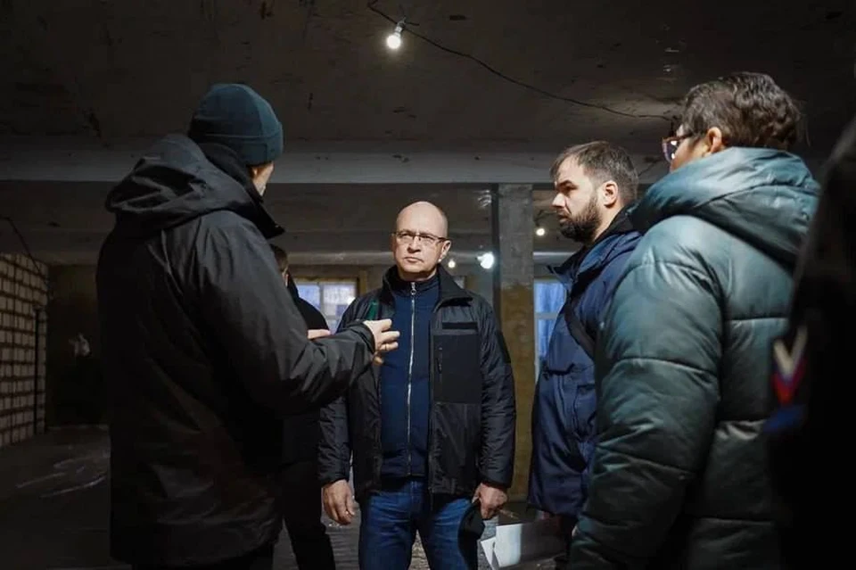 Кириенко оценил образовательные учреждения Бердянска. Фото - телегрм-канал Евгения Балицкого
