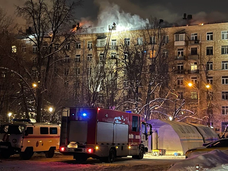 Пожар на Черняховского в Москве локализован