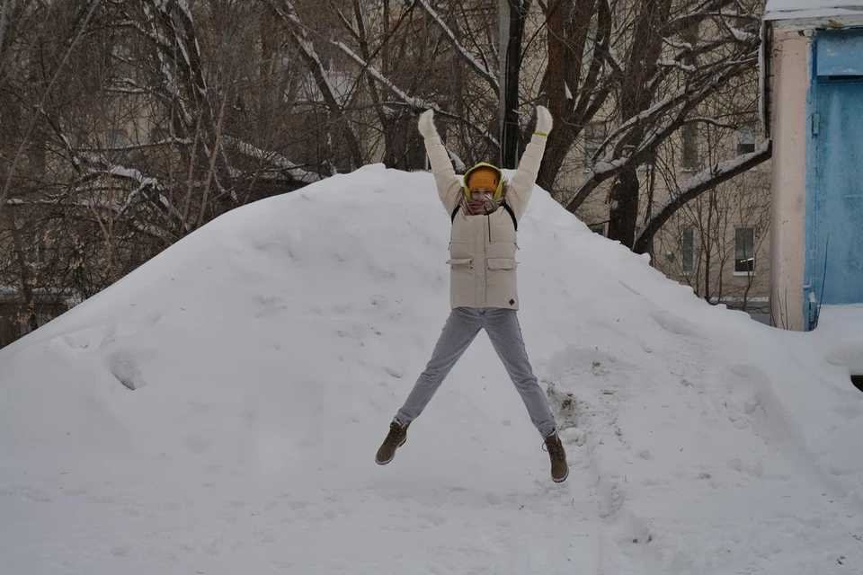 В Самаре высота снежного покрова достигает 71 см