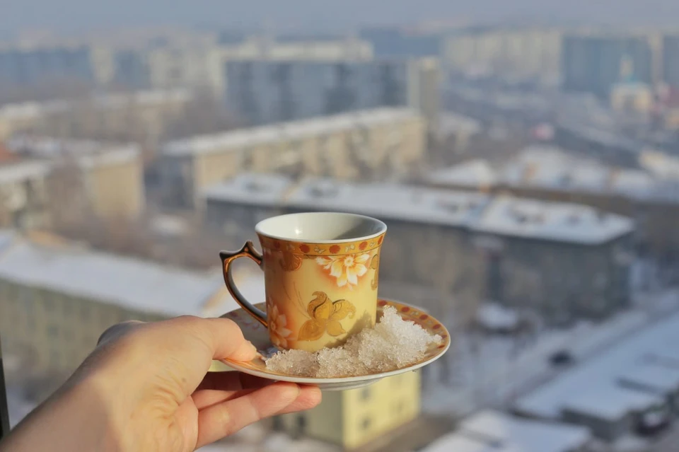 Городской снег в кофе - очень спорный ингредиент, учитывая попадающие в него загрязняющие вещества.