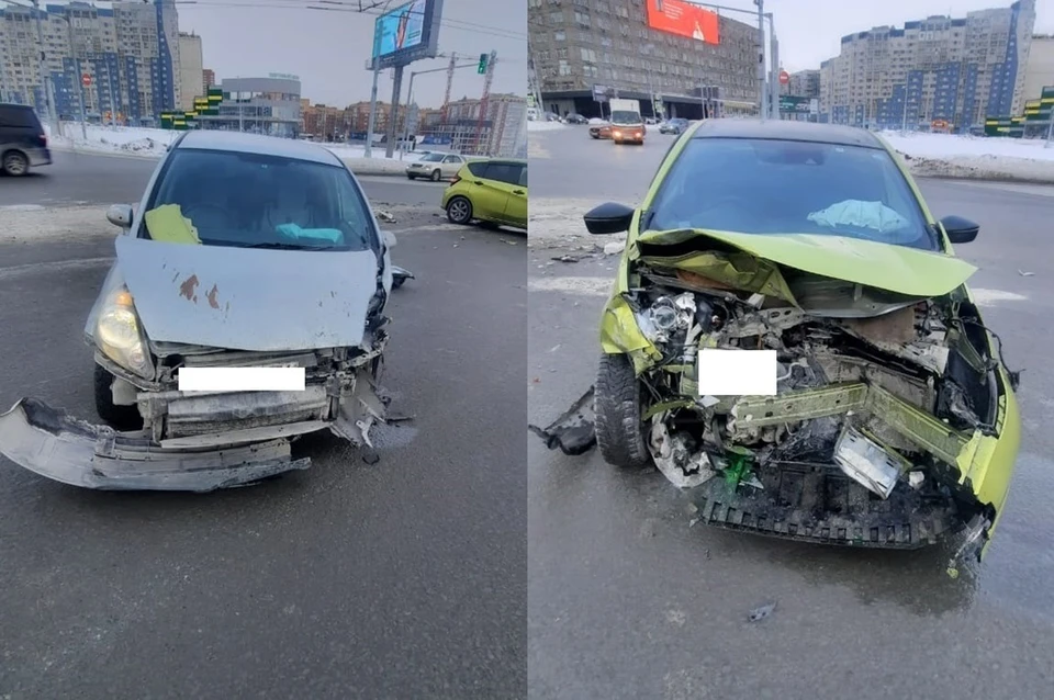 В Новосибирске в аварии на левом берегу пострадали женщина и мальчик. Фото: Госавтоинспекция Новосибирска