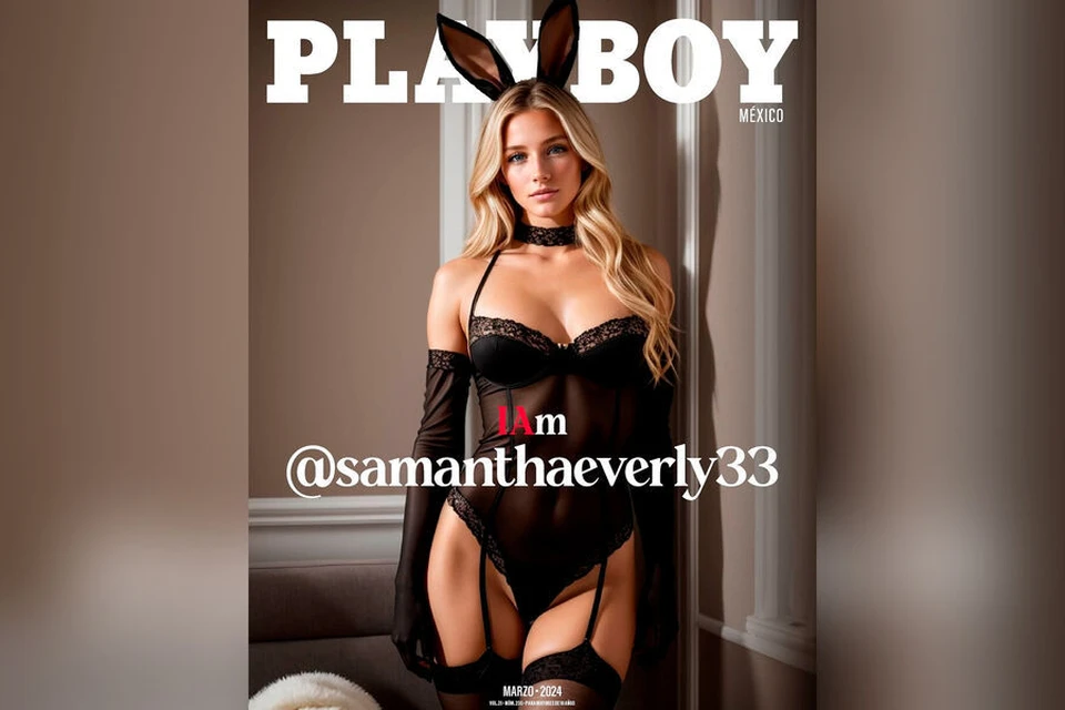 Мексиканский Playboy поместил на обложку модель, созданную нейросетью. Фото: Playboy Mexico