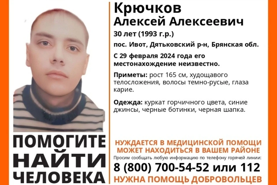 Фото: поисковый отряд "Лиза Алерт", ВКонтакте.