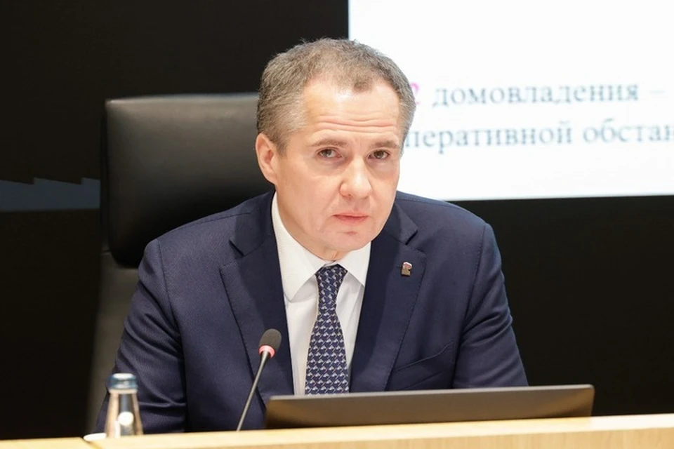 Слова благодарности губернатора Белгородской области были озвучены на встрече с полпредом Татарстана в России Равилем Ахметшиным. Фото: belregion.ru