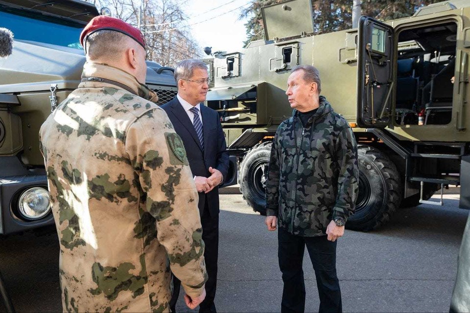 Башкортостан передал Росгвардии 18 новых бронеавтомобилей «Витязь»