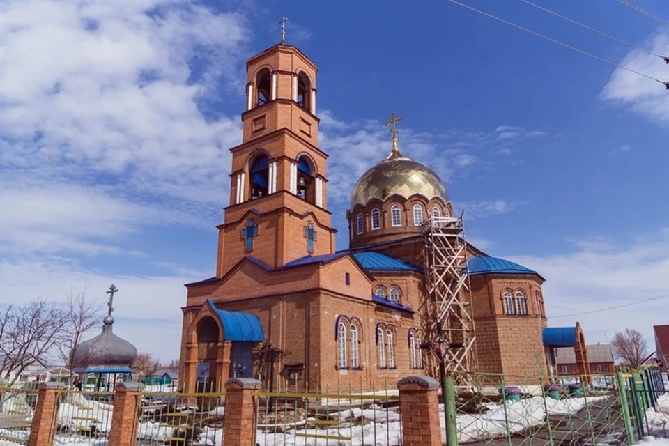 Храм Утевка Самарская область. Храм Святой Троицы в селе утёвка.