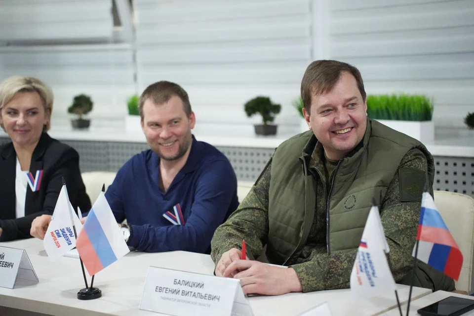 Губернатор поблагодарил жителей за активность на выборах. Фото - телеграм-канале Евгения Балицкого