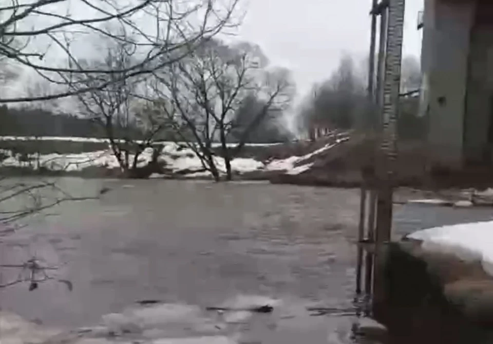 Вода в Протве поднялась на полтора метра за последние сутки